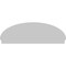 Ekena Millwork Elliptical Sunburst Architectural Grade PVC Combination Pediment, 78"W x 26-3/8"H x 2-3/4"P PEDPC078X265ELL01 - alternate 4